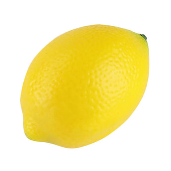 Faux Large Yellow Lemon