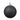 Black Frosted Christmas Ball