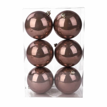 Coffee Pearlescent Christmas Ball