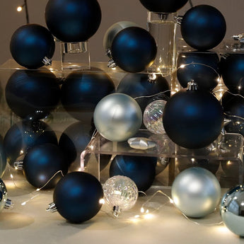 Midnight Blue Christmas Balls