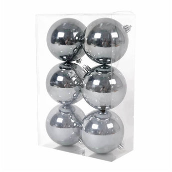 Twilight Gray Christmas Balls