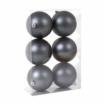 Twilight Gray Christmas Balls