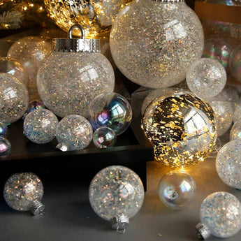 Glitter-Filled Christmas Ball