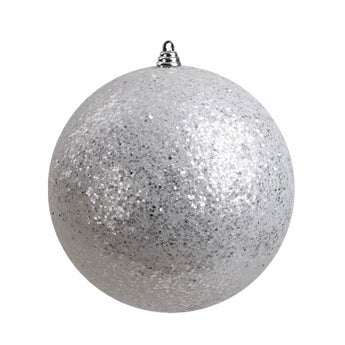 Sparkling Silver Christmas Ball