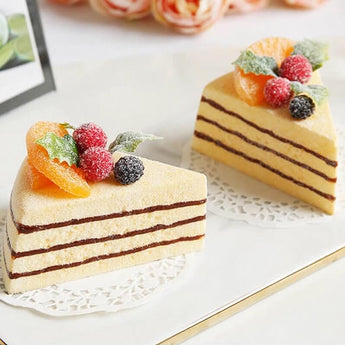 Fruit Naked Cake Slice